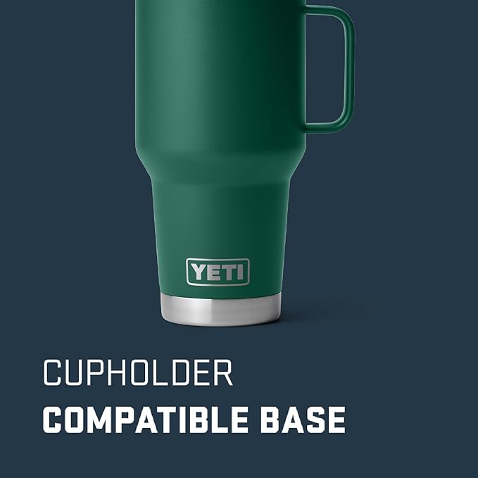 YETI Rambler 30 oz Travel Mug, Stainless Steel, Vacuum Insulated with Stronghold Lid