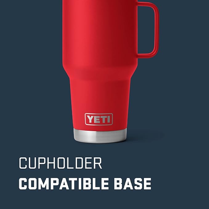 YETI Rambler 30 oz Travel Mug, Stainless Steel, Vacuum Insulated with Stronghold Lid