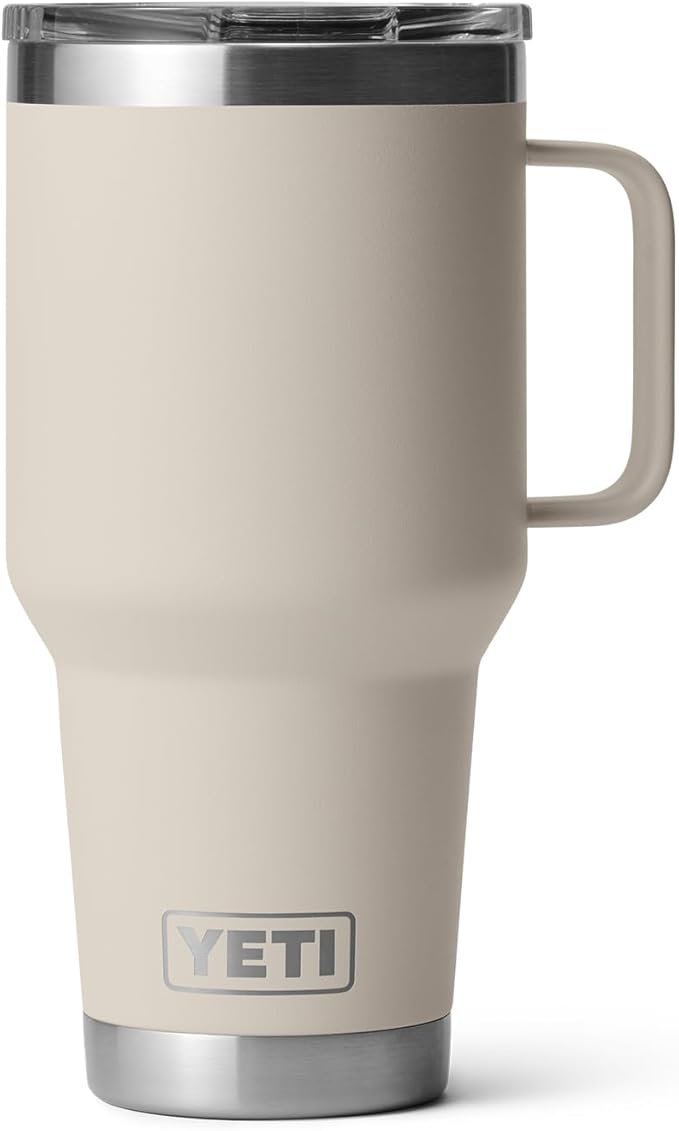 YETI Rambler 30 oz Travel Mug, Stainless Steel, Vacuum Insulated with Stronghold Lid