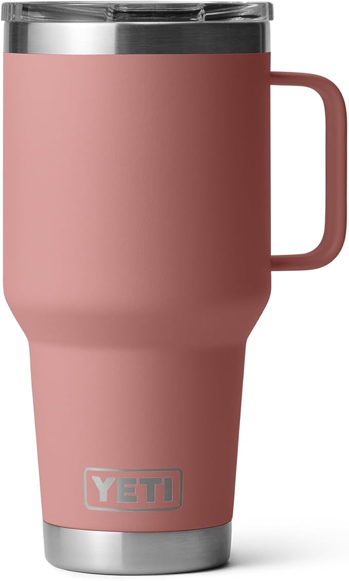YETI Rambler 30 oz Travel Mug, Stainless Steel, Vacuum Insulated with Stronghold Lid