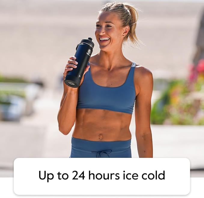 Takeya Actives Water Bottle with Spout Lid - Bottle with Double Stainless Steel Insulation - Dishwasher Safe & BPA-Free - Bottle with Spout Lid & Removable Bumper - 32 oz, Lilac