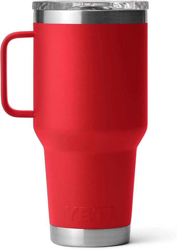 YETI Rambler 30 oz Travel Mug, Stainless Steel, Vacuum Insulated with Stronghold Lid