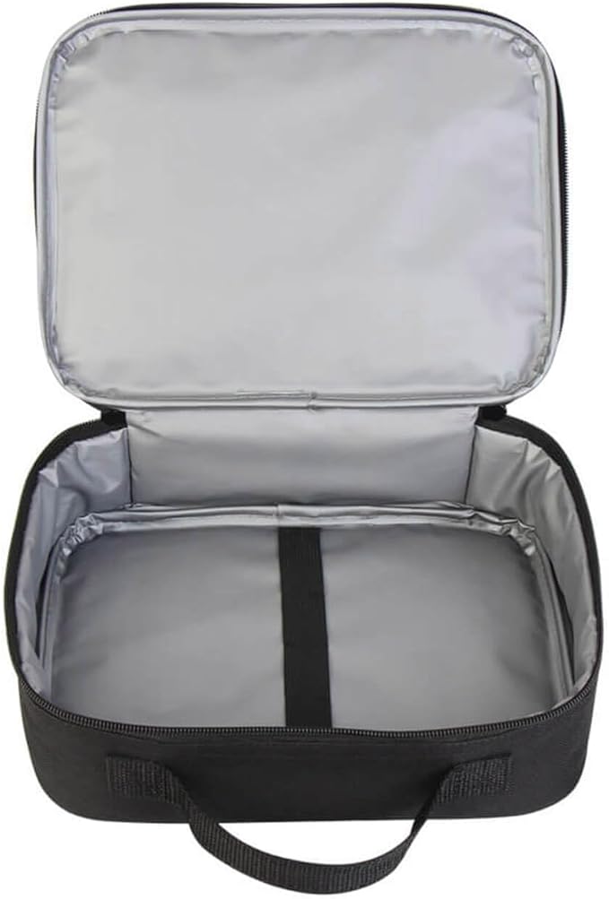 Soccer Lunch Box for Boys and Girls, Elementary Kids Lunch Box, School Lunch Bags for Kids, Polyester, PEVA Thermal Insulation Lining, Top Handle, Leak Resistant