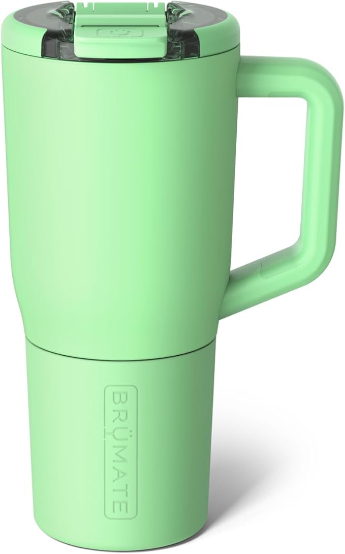 BrüMate Müv - 25oz 100% Leak Proof Insulated Coffee Mug with Handle & Lid - Stainless Steel Coffee Travel Mug - Double Walled Coffee Cup (Kiwi)