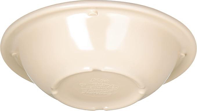 Carlisle FoodService Products Kingline Reusable Plastic Bowl Grapefruit Bowl for Home and Restaurant, Melamine, 10 Ounces, Tan, (Pack of 48)