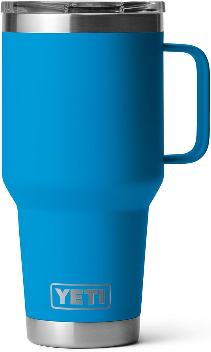 YETI Rambler 30 oz Travel Mug, Stainless Steel, Vacuum Insulated with Stronghold Lid