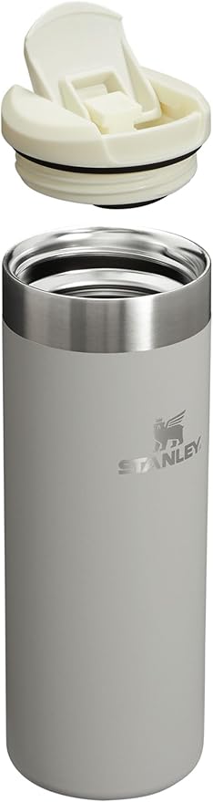 Stanley AeroLight Transit Bottle 16 oz | Locking Drink Through Lid | Leak Resistant Water Bottle or Coffee Travel Mug | Lightweight Insulated Stainless Steel | BPA-Free | Ash