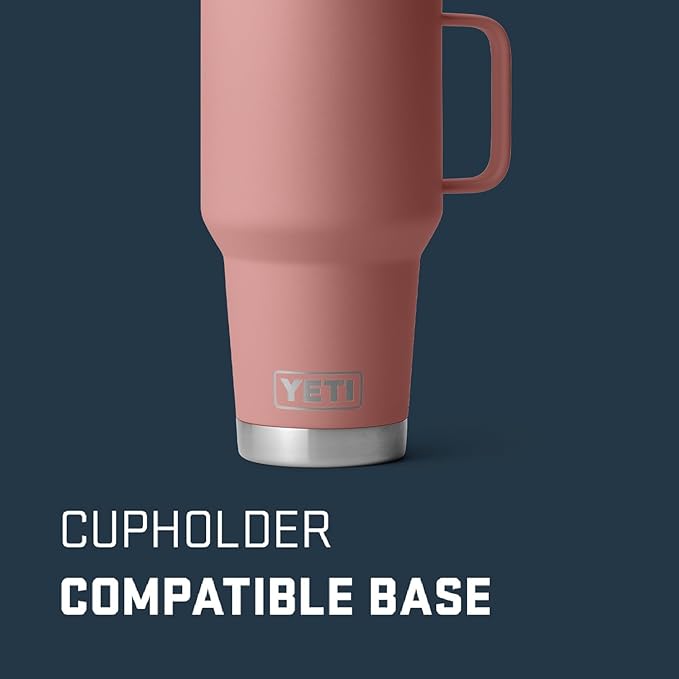 YETI Rambler 30 oz Travel Mug, Stainless Steel, Vacuum Insulated with Stronghold Lid