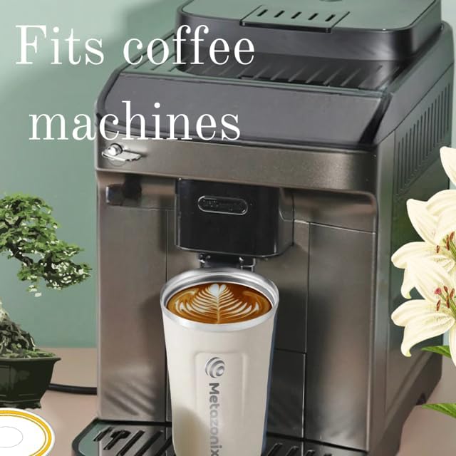 Travel Coffee Mug -17oz Stainless Steel Coffee Mug - Spill Proof Leak Proof - Insulated With Lid - BPA Free (White)