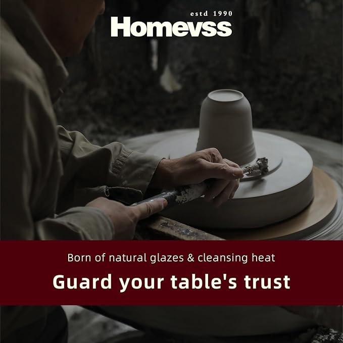 Highland 16-Piece Dinnerware Set Service for 4, Organic Shape Stoneware Plates and Bowls Set, Scratch Resistant, Microwave and Dishwasher Safe, Speckled Effect Handcrafted, Swirl Yellow