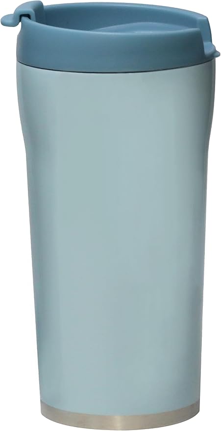 MIRA 12 oz Coffee Travel Mug - Stainless Steel Insulated Tumbler with Leak-Proof Lid - Hot & Cold Cup - Pearl Blue