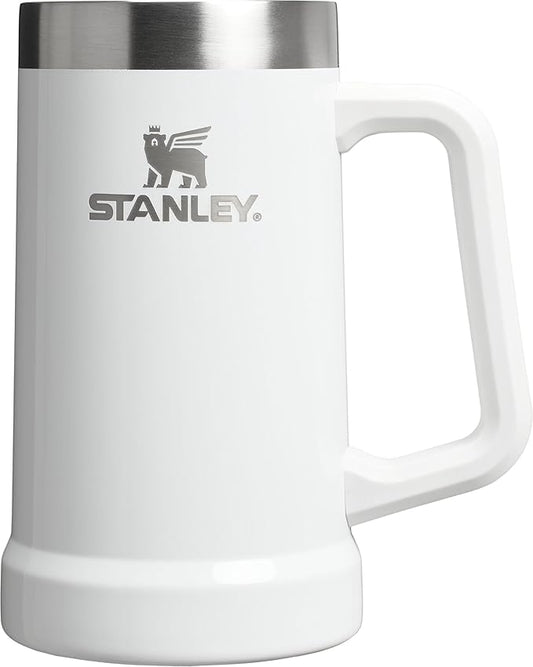 Stanley Stay-Chill Beer Stein 24 oz | Heavy Duty Big Grip Handle | Beer Tumbler Drink Cup, Holds 2 Cans | Insulated Stainless Steel Party Mug | BPA-Free