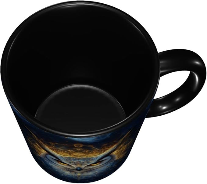 Yrebyou Owl Coffee Mug Funny Tea Cup Ceramic Mugs 11OZ with Handle Gifts for Women Men Home Office Decor