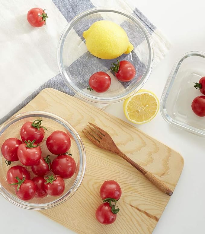 24-Piece Glass Food Storage Containers with Upgraded Snap Locking Lids,Glass Meal Prep Containers Set - Airtight Lunch Containers, Microwave, Oven, Freezer and Dishwasher,White