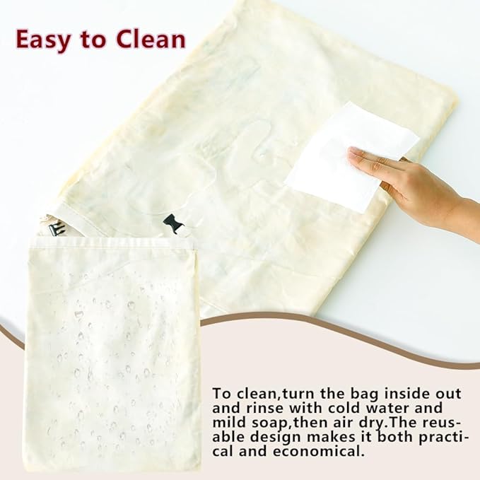 Bread Bags for Homemade bread,2 Pack Sourdough Bread Bags,Beeswax Bread Bags for Bourdough,Reusable Bread Storage