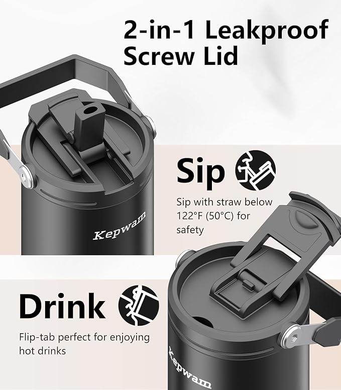 Self-Heating Travel Mug 20oz, Temperature-Controlled Coffee Warmer Mug, Smart Travel Coffee Mug Keep Coffee Drinks Hot, Heated Mug Great for Driver Outdoor Fits Car Cup Holders