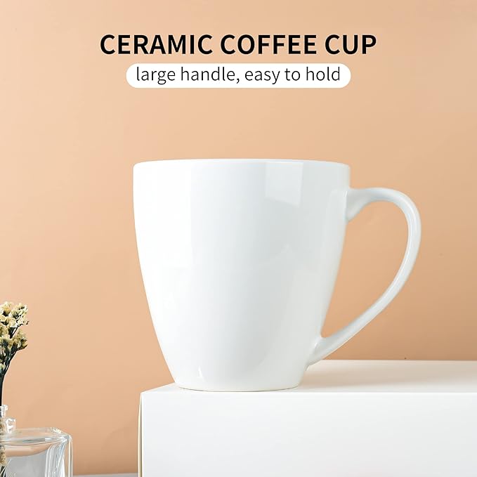 39oz Large Coffee Mug Ceramic Tea Cup for Office and Home Big Capacity with Handle set of 2