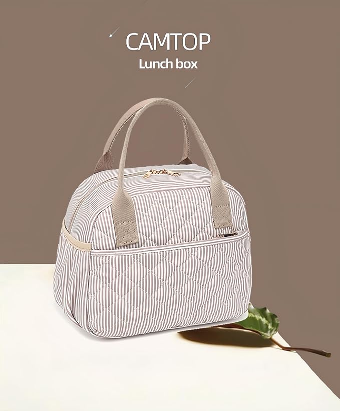 CAMTOP Lunch Box for Women Men Insulated Lunch Bag Lunch Tote Bag Leakproof Thermal Cooler Large Capacity for Travel Work School Picnic