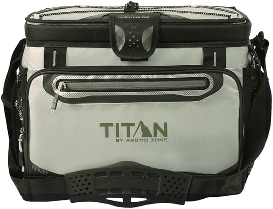 Titan by Arctic Zone Deep Freeze Cooler - Zipperless Hardbody Cooler - Deep Freeze Insulation, HardBody Liner, and SmartShelf