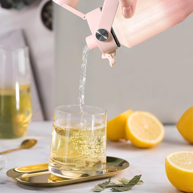 SENDESTAR 40oz Stainless Steel Water Bottle(Cold for 48 Hrs, Hot for 24 Hrs),Double Wall Vacuum Insulated Bottle with Straw Lid, Spout Lid and Flex Cap, Fit in Any Car Cup Holder TXIN-40-Laser Pink