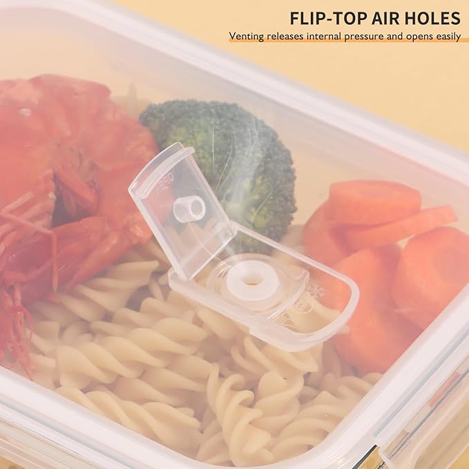 5-Pack Glass Storage Containers,Glass Food Container with Lid,Lunch Box,Bento Box,Storage Box,Meal Prep Containers,Lunch Containers, Fruit Preservation Boxes-White