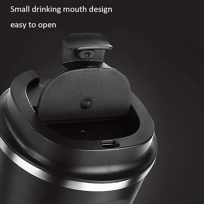 17OZ Vacuum Casual Travel Coffee Mug for Hot/Cold Coffee, Double Walled Stainless Steel Insulated Coffee Tumbler, Thermal Coffee Cup for Home Office