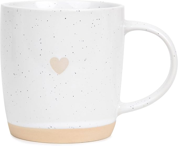 Unboxme Heart Mug – Cute & Cozy Coffee Cup, Thoughtful Gift for Loved Ones, Microwave & Dishwasher Safe, Birthday & Holiday Gift