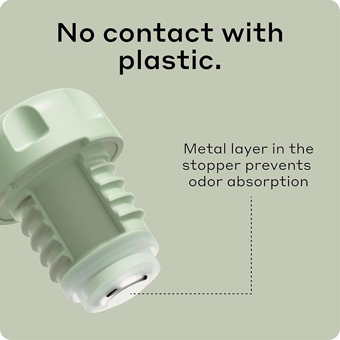 BOBBER 26 oz Thermal Bottle for Hot and Cold Drinks – Stainless Steel Insulated Water Bottle with Screw Top, Keeps Hot for 36 Hours – BPA-Free, Dishwasher Safe Thermo Flask (Green)