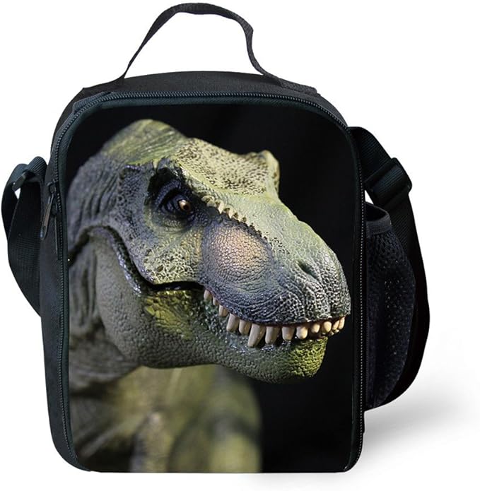 CARBEEN 3D Animal Dinosaur Cat Shark Husky and Dolphin Insulated Lunch Box Cooler Bag (DINOSAUR6)