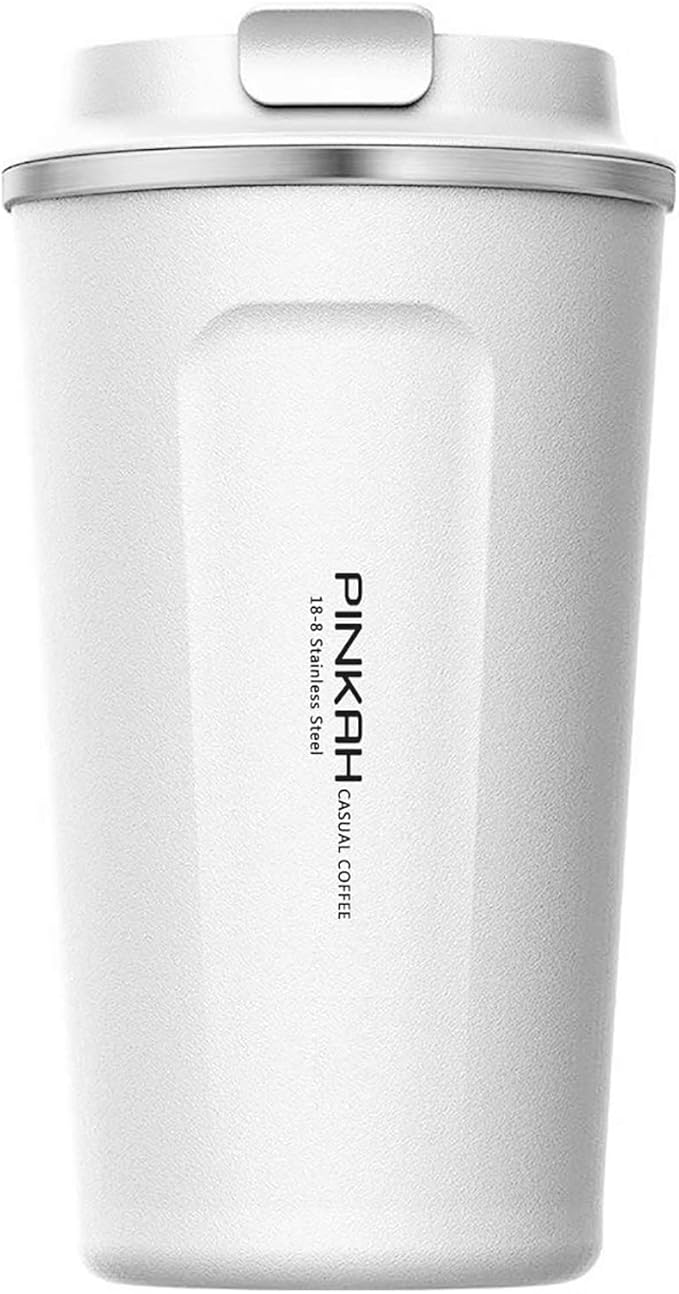 17OZ Vacuum Casual Travel Coffee Mug for Hot/Cold Coffee, Double Walled Stainless Steel Insulated Coffee Tumbler, Thermal Coffee Cup for Home Office