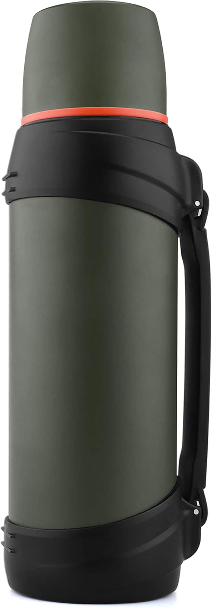85oz Large Coffee Thermoses for Travel - Insulated Water Jug Classic Vacuum Bottle with Plastic Cup - Stainless Steel Thermos for Hiking Fishing