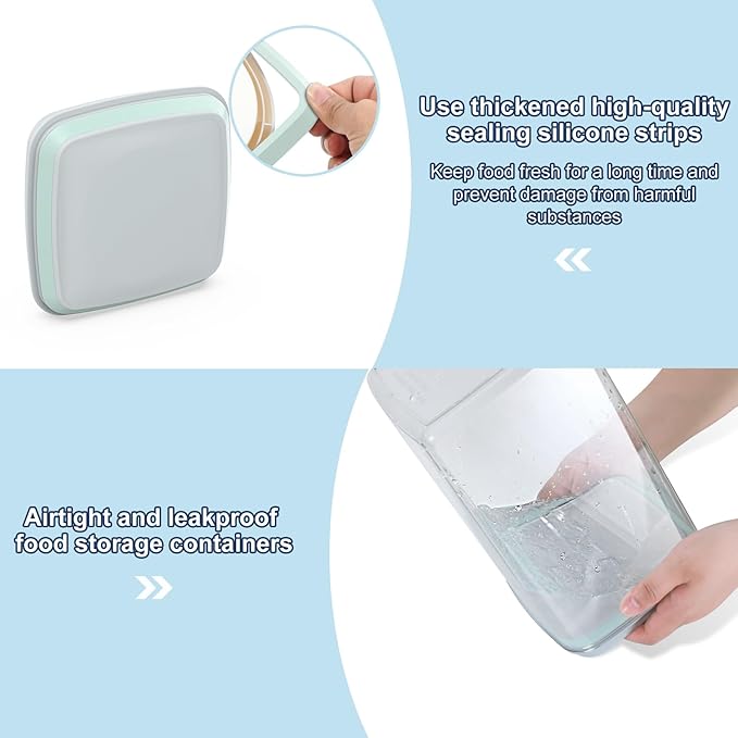 4.2Qt Airtight Dog Cat Food Storage Container and Dog Treat Containers BPA-Free, PET Clear Stackable Pet Storage Bin, 1 Cup Scoop, 1 Sponge cleaning brush, Pop Top, With handle -1Pack