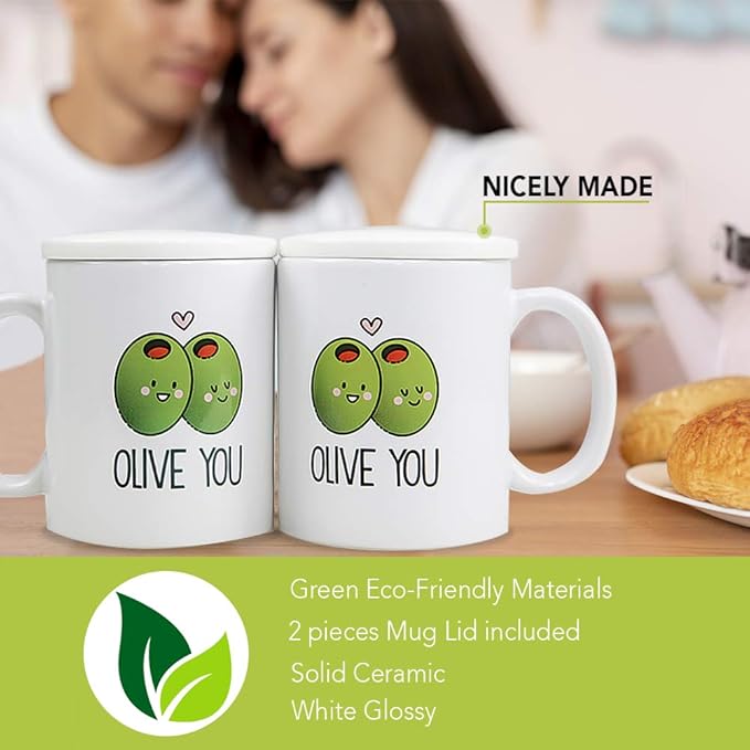 2 Pieces Reusable Mug Lids for Ceramic Mugs, 11 Ounce White Ceramic Cup Lid, Drink Cover for Outdoors, Cup Cover to Keep Warm, Fits Mug with Outside Diameter 3.25 Inch, Best for Hot and Cold Beverage