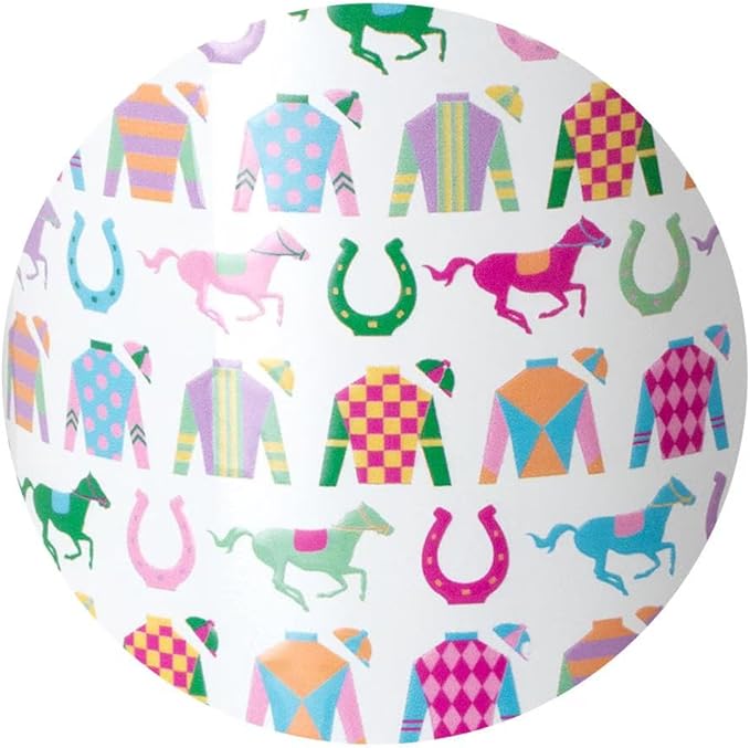 Swig Life 22oz Travel Mug, Insulated Tumbler with Handle and Lid, Cup Holder Friendly, Dishwasher Safe, Stainless Steel, Travel Coffee Cup, Insulated Mug with Lid, Kentucky Derby Cups (Go Baby Go)