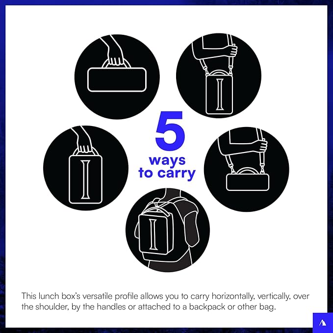 Titan High Performance Insulated Expandable Lunch Pack, Process Blue