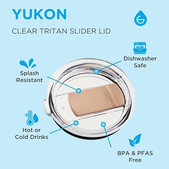 GROSCHE Yukon 20 oz Insulated Coffee Mug with Lid - Durable Travel Mug, Stainless Steel Tumblers, Vacuum Insulated Coffee Tumbler for Hot or Cold Beverages - CREAM WHITE