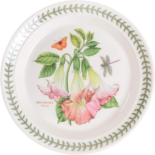 Portmeirion Exotic Botanic Garden 8.5" Salad Plate, Arborea - Traditional British Ceramic Dish, Made in England, Dishwasher & Microwave Safe - Floral Tableware for Dining & Entertaining