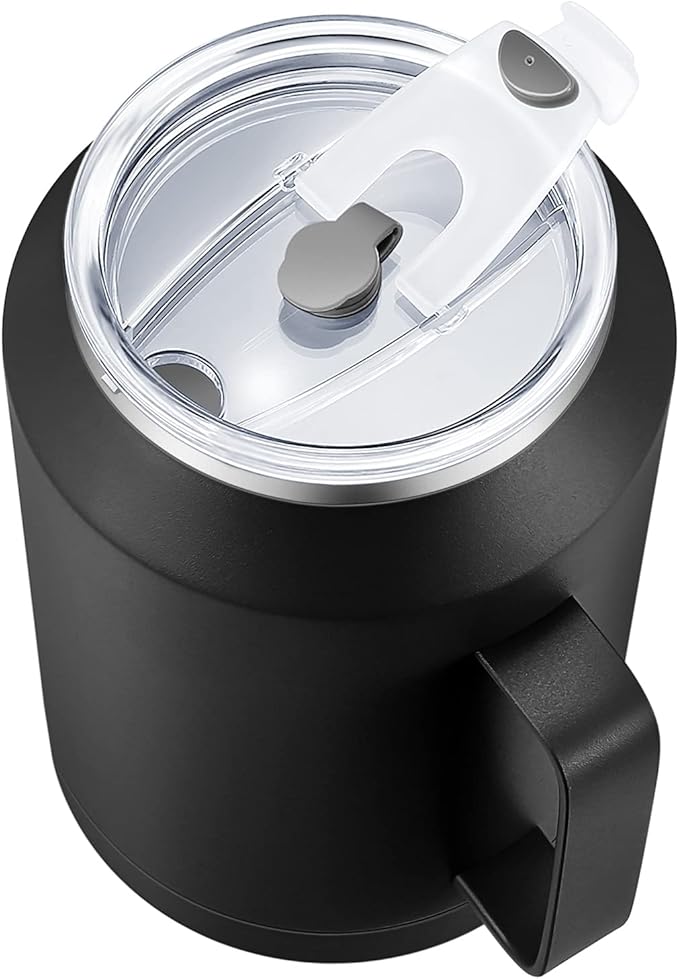 Zenbo 50 oz Mug Tumbler – Stainless Steel Vacuum Insulated Mug with Handle,Lid and Straw,Keeps Drinks Cold up to 36 Hours – Sweat-Proof Body, Dishwasher Safe