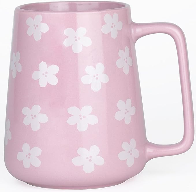 24 OZ Extra Large Ceramic Coffee Mug, Jumbo Coffee Mugs, Big Tea Cups with a Large Handle for Office and Home, Microwave and Dishwasher Safe (24 OZ Purple)