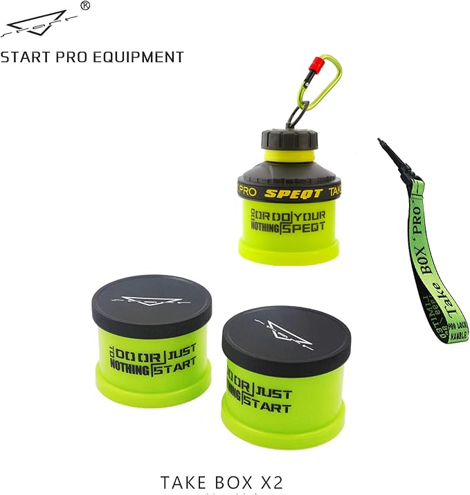 Protein Powder Stackable Container,with Carabiner&Carrying Lanyard,Twist Lock Supplement Storage,Portable Protein Powder Container To Go for Pre/Post Workout,Fitness,Travel,Gym