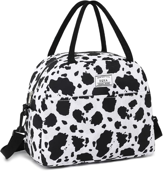 XQXA Lunch Bag Reusable Insulated Cooler Water Resistant Lunch Box Adult Tote Lunch Bag for Women/Men Work Picnic Beach or Travel