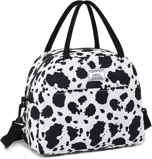 XQXA Lunch Bag Reusable Insulated Cooler Water Resistant Lunch Box Adult Tote Lunch Bag for Women/Men Work Picnic Beach or Travel