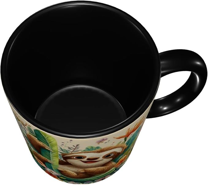 Yrebyou Sloth Coffee Mug Funny Tea Cup Ceramic Mugs 11OZ with Handle Gifts for Women Men Home Office Decor