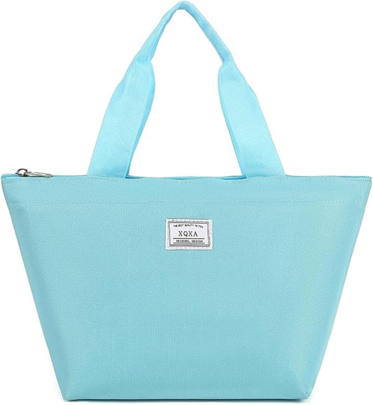 XQXA Lunch Bag Reusable Insulated Cooler Water Resistant Lunch Box Adult Tote Lunch Bag for Women/Men Work Picnic Beach or Travel