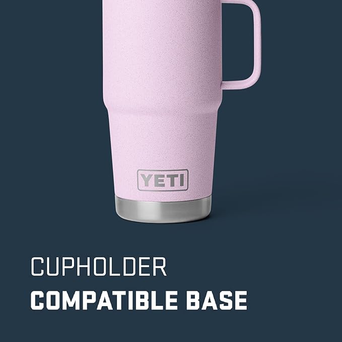 YETI Rambler 20 oz Travel Mug, Stainless Steel, Vacuum Insulated with Stronghold Lid