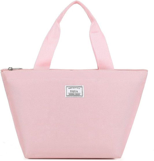 XQXA Lunch Bag Reusable Insulated Cooler Water Resistant Lunch Box Adult Tote Lunch Bag for Women/Men Work Picnic Beach or Travel