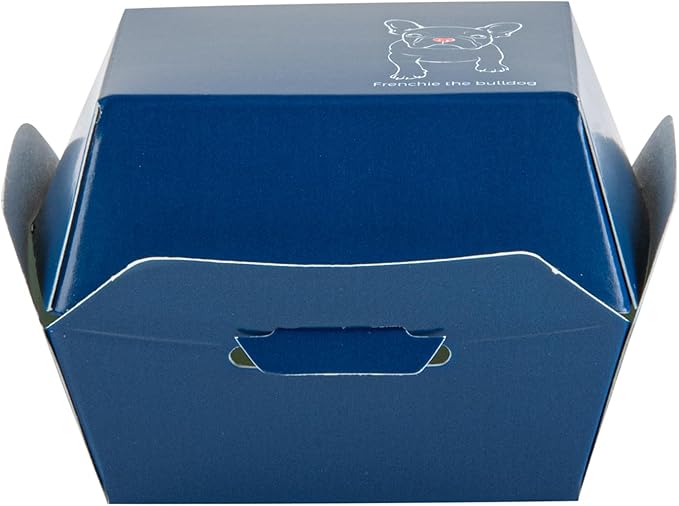 Restaurantware 2.5 x 2.5 x 2 Inch Mini Burger Boxes 100 Clamshell Food Containers - Hinged Lid Disposable Frenchie Paper Take Out Boxes Serve Sliders Or Finger Foods