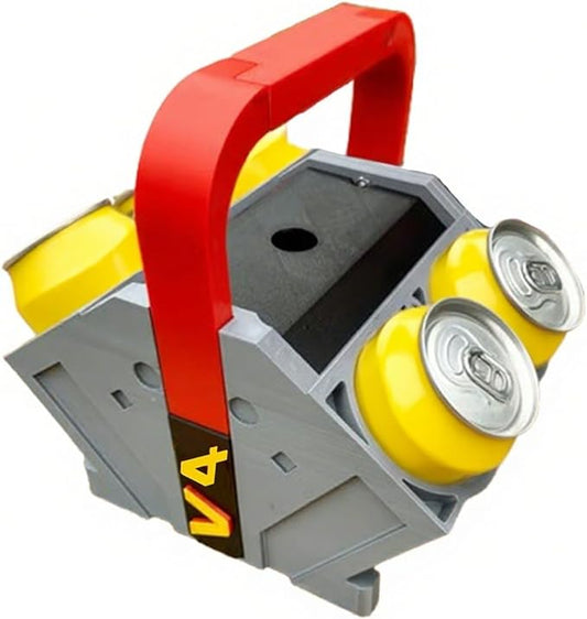 Car Engine Block Cooler Inspired Can Cooler Shaped Like Pistons,Perfect for Party Or Just A Great Gift for Your Family (4V)