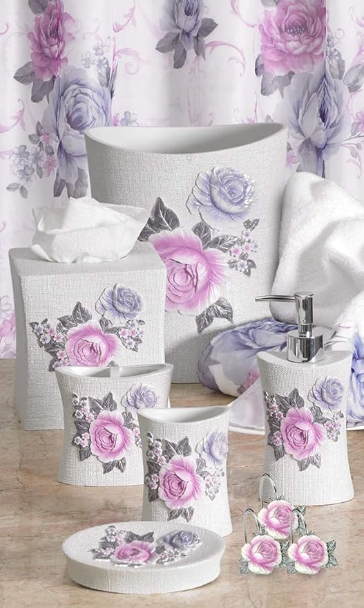 Popular Bath Tissue Box, Michelle Collection, 10x10, Lilac