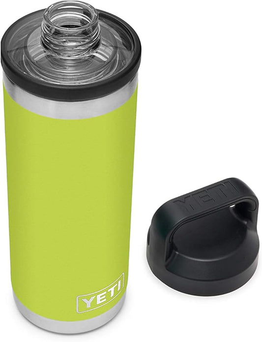 YETI Rambler 18 oz Bottle, Vacuum Insulated, Stainless Steel with Chug Cap, Chartreuse